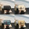 Fashionable Pu Leather Small Square Bag Elegant Casual Side Bag For Daily Use