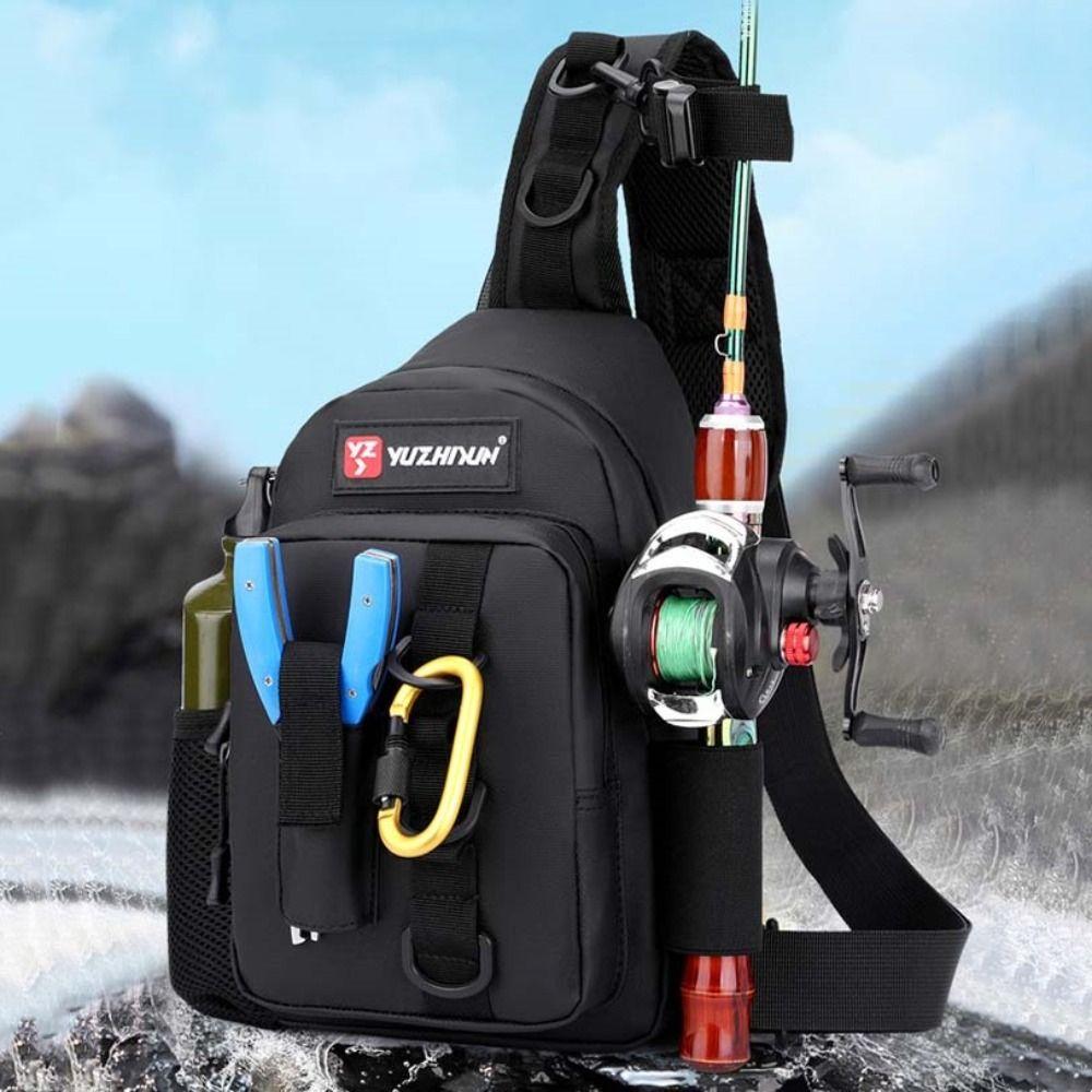 Bait Storage Lure Fishing Bags Rod Holders Fishing Tackle Pack Fishing Chest Bag Outdoor Sports