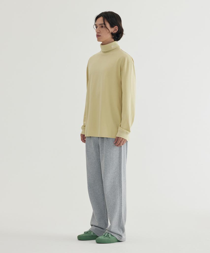 COVERNAT Semi-Wide Signature Symbol Sweatpants Melange Gray