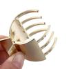 Sweet Girls All-match Zinc Zinc Alloy Korean Hair Clip Hair Accessories Grasping Clip Metal Hair Claw