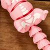 Мини-брелок Кот Брелок для ключей Мягкий 3D-печатный Снятие стресса Компактный Размер Зажим для сумки Украшение на стол Карманный аксессуар