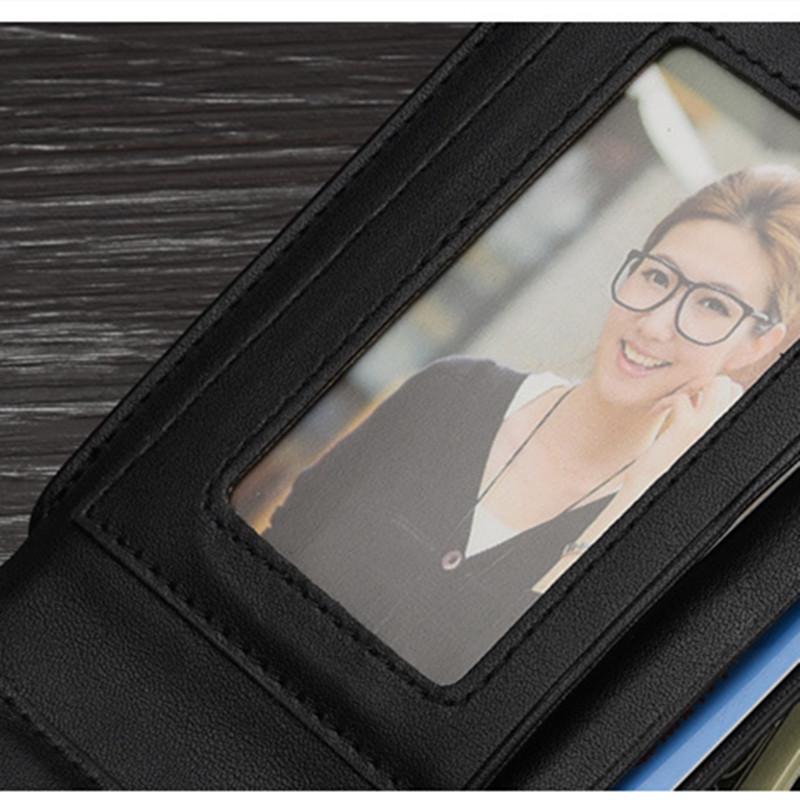 Мужской складной кошелёк из искусственной кожи с эффектом плетения