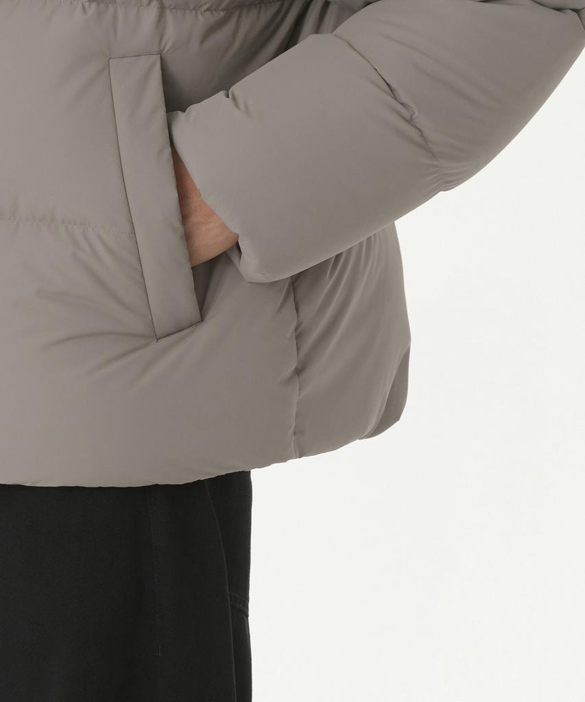 Musinsa Standard Goose Down Puffer Short Padded Jacket [Grayish Beige]