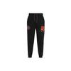 Air 23 Running Training Printed Fleece Cuffed Joggers Men Bottoms Black CV3162-010