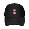 Буква X Инициал X В стиле Varsity Красная Бейсболка Шляпа для вечеринки Дизайнерская Шляпа Шляпа мужская Военная Кепка Мужчина Женская 2025 Мужская
