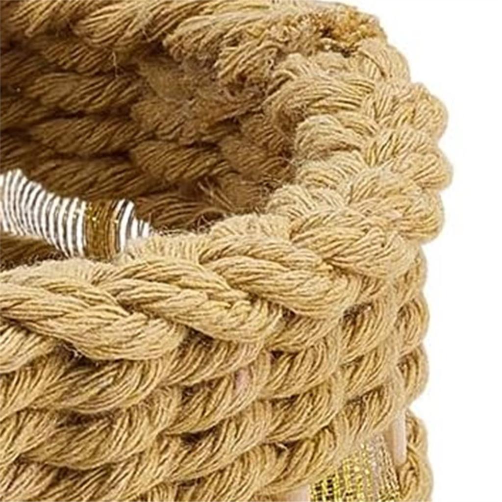 Macrame Woven Basket Kit DIY Macrame Kit for Beginners Basket Weaving Craft Supplies Baskets Weaving Project for Holiday