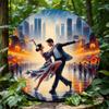 Металлическая табличка Tango Metal Art, винтажный настенный декор, 7,8 дюйма, круглая, 2D, высококачественная живопись для дома, бара, кафе, магазина, общежития