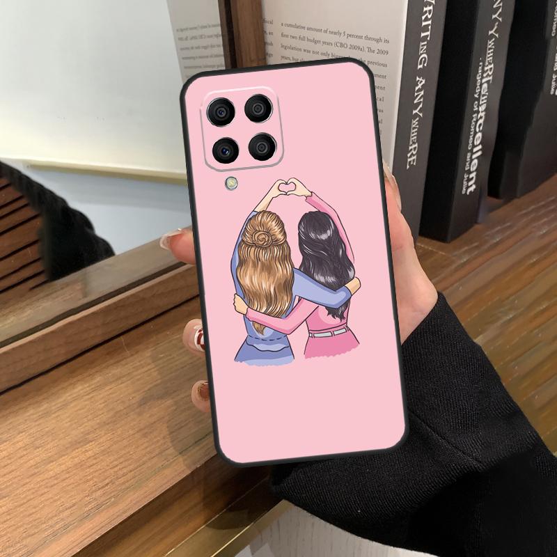 Чехол для лучших друзей BFF Matching Case для Samsung Galaxy M13 M53 M51 M31 M11 M14 M34 M54 M12 M32 M52 M16 M36 M56 M15 M35 M55