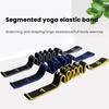 Yoga Stretching Strap with 8 Loop Pilates Ballet Dance Gymnastics Flexibility Training Elastic Band Women Workout Exercise Physical