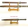 Stents1/2/3/4 Tiers Samurai Solid Wood Katana Holder Japanese UniversalStand Bracket Display Ofverwatch Cosplay Sword