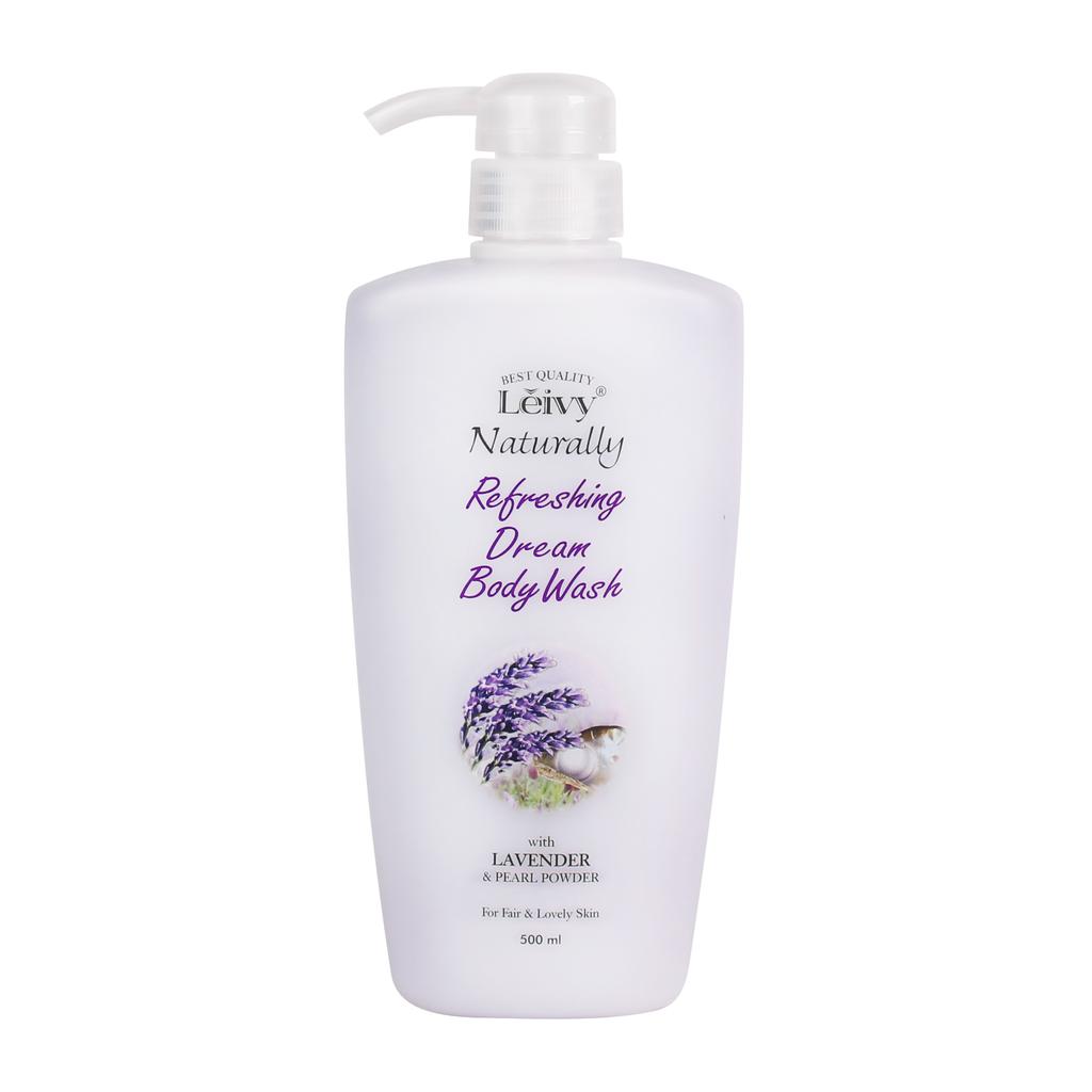 Leivy Perfume Body Wash 500ml 4 Types, Choose 1 (goat Milk/lavender/royal Jelly)