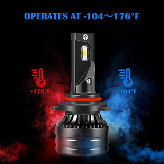 Для Ford Transit-150 2015 2016-2019 Светодиодные лампы для фар Дальний/Ближний свет Белый 4x