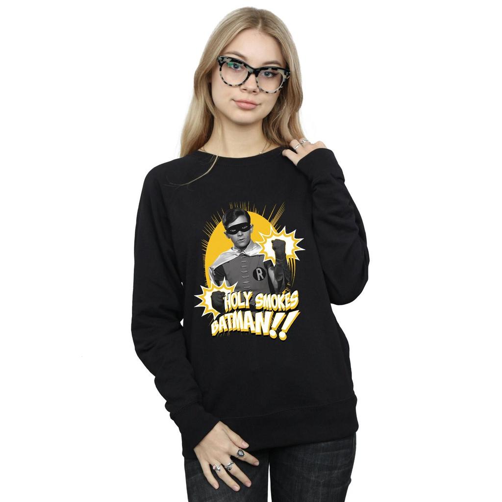 DC Comics Womens/Ladies Batman TV Series Robin Holy S Sweatshirt