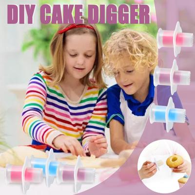 3 шт., инструменты для выпечки, устройство для извлечения керна для торта, DIY Creative 