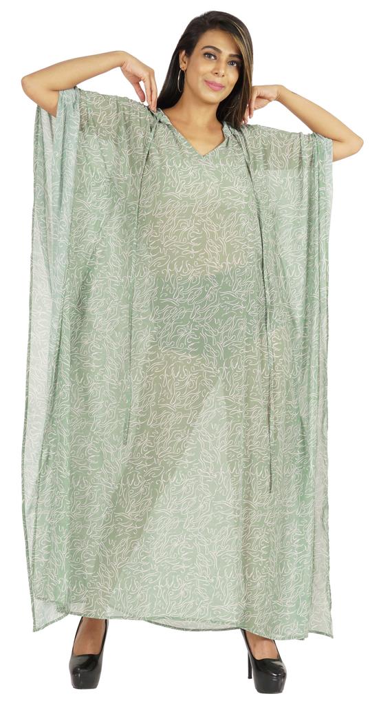 Moomaya Кафтан с капюшоном для женщин, длинное бикини с принтом, прикрытие, летнее, турецкое