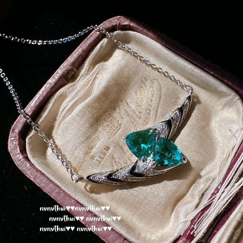 Mojito Emerald, Vortex Bracelet, Antique, 18K Gold Plated, Rubillon Princess Red Zircon Ring