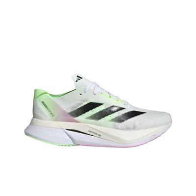Adizero Boston 12 Облачно-белый Изумрудная искра