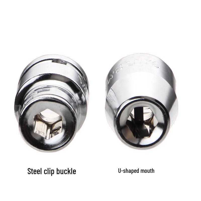 CRV 1/4" Square to Hex (6.35mm) Socket Converter Sleeve Adapter