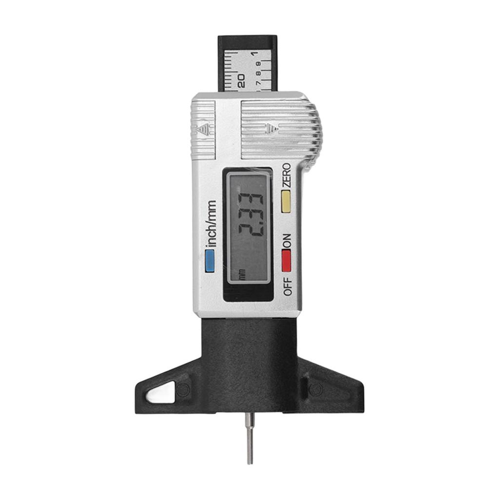 Измеритель глубины протектора шин, большой цифровой дисплей, точный прибор для проверки протектора для грузовика, автомобиля, мотоцикла