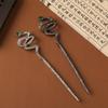 Новые металлические заколки для волос Минималистичные в форме змеи Хэллоуин Палочки для волос Палочки для еды Ювелирные аксессуары Прическа для женщин Подарки
