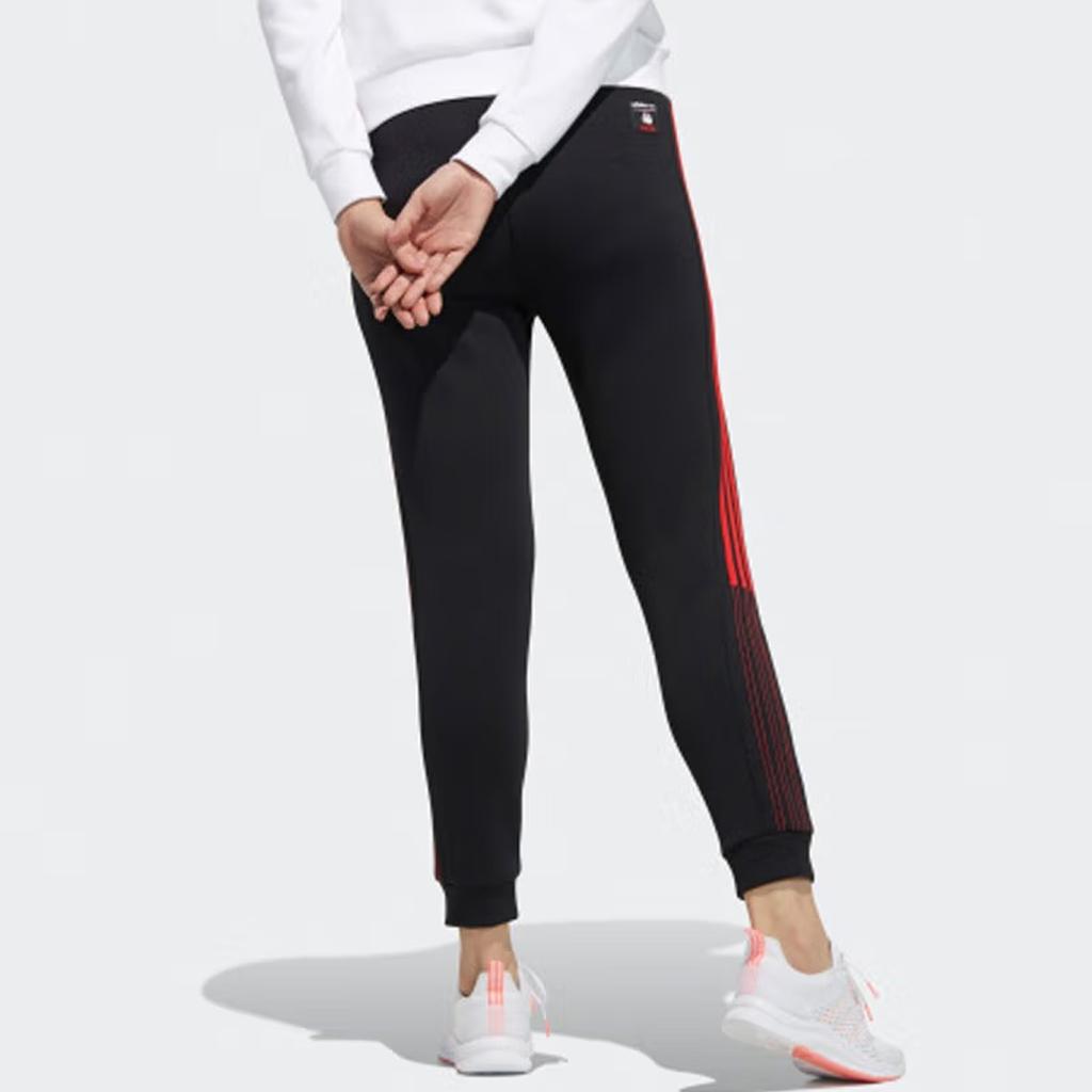 Adidas Neo X Our King Wanshui Co-Branded Striped Casual Sports Pants Women Bottoms Black GP5750
