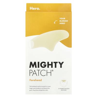 Mighty Patch, лоб, 5 гидроколлоидных пластырей
