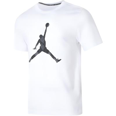 Dri-FIT Удобная Дышащая Стильная Футболка с Коротким Рукавом Мужские Топы Белый HJ2863102