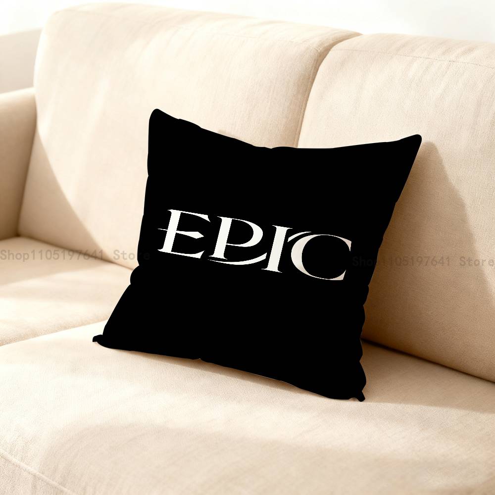 Music E-Epic The Musical Anime Celebrity Merchandise All-Match Printed Pillow Case Sofa Car Office Room Decoration Protector