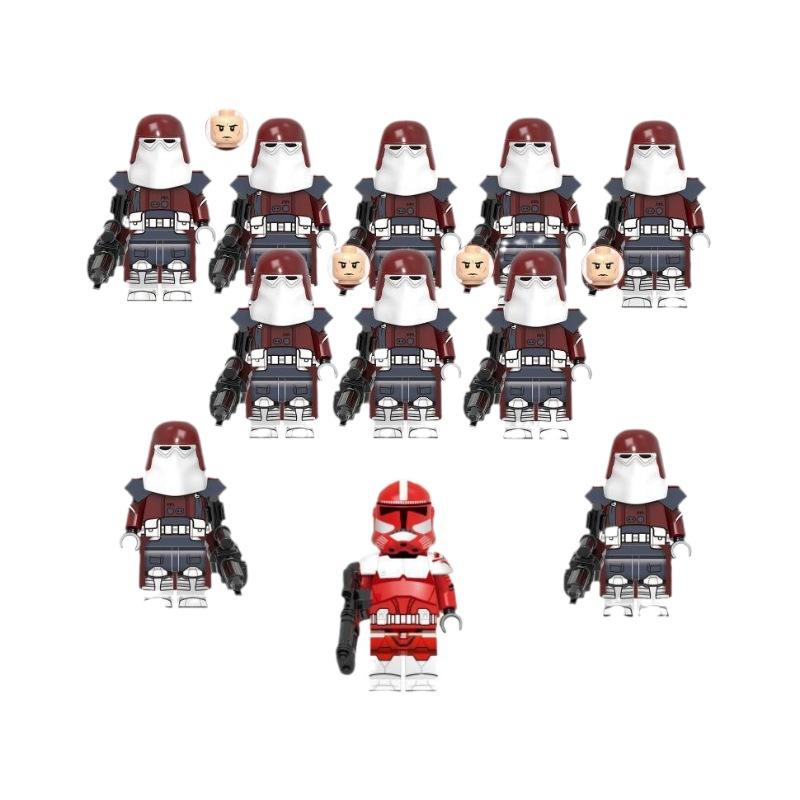 Star Wars Clone Commander Shock Trooper Building Block Figure Toy Bag