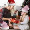 Christmas Decorations Holiday Costumes Dress Up Adult Crown Christmas Plush Hat