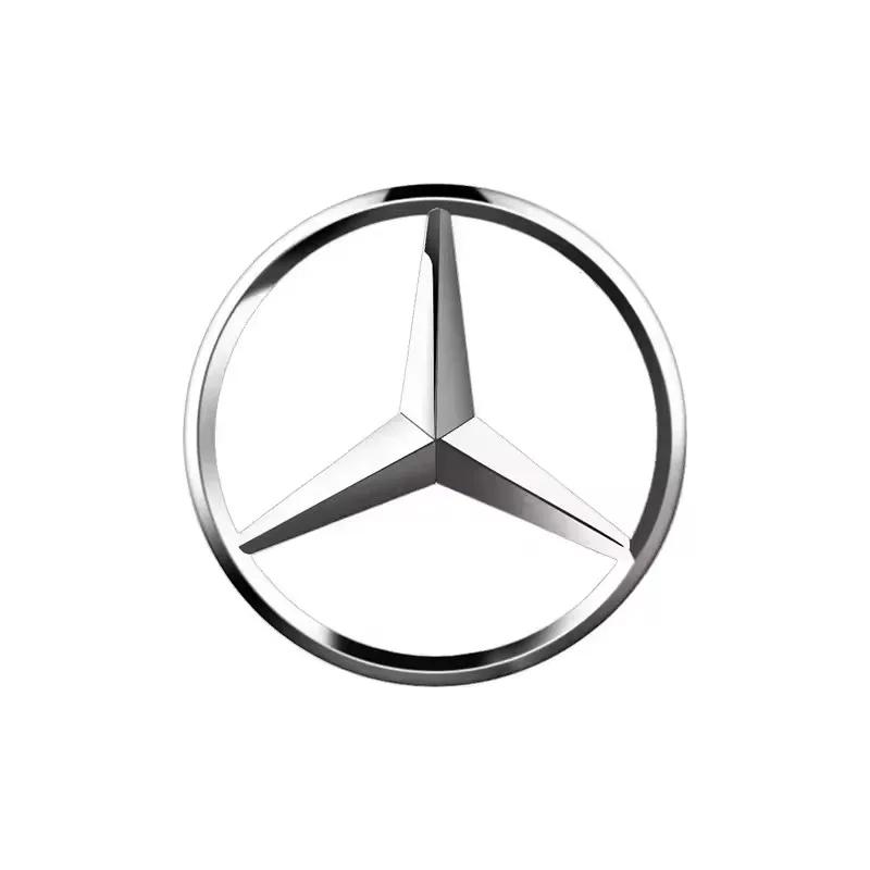 QYE1  1pcs 52mm 57mm Car Steering Wheel Badge Emblem Sticker For Mercedes Benz W204 W205 W212 W213 W221 W177 W246 GLA GLC CLA A Class