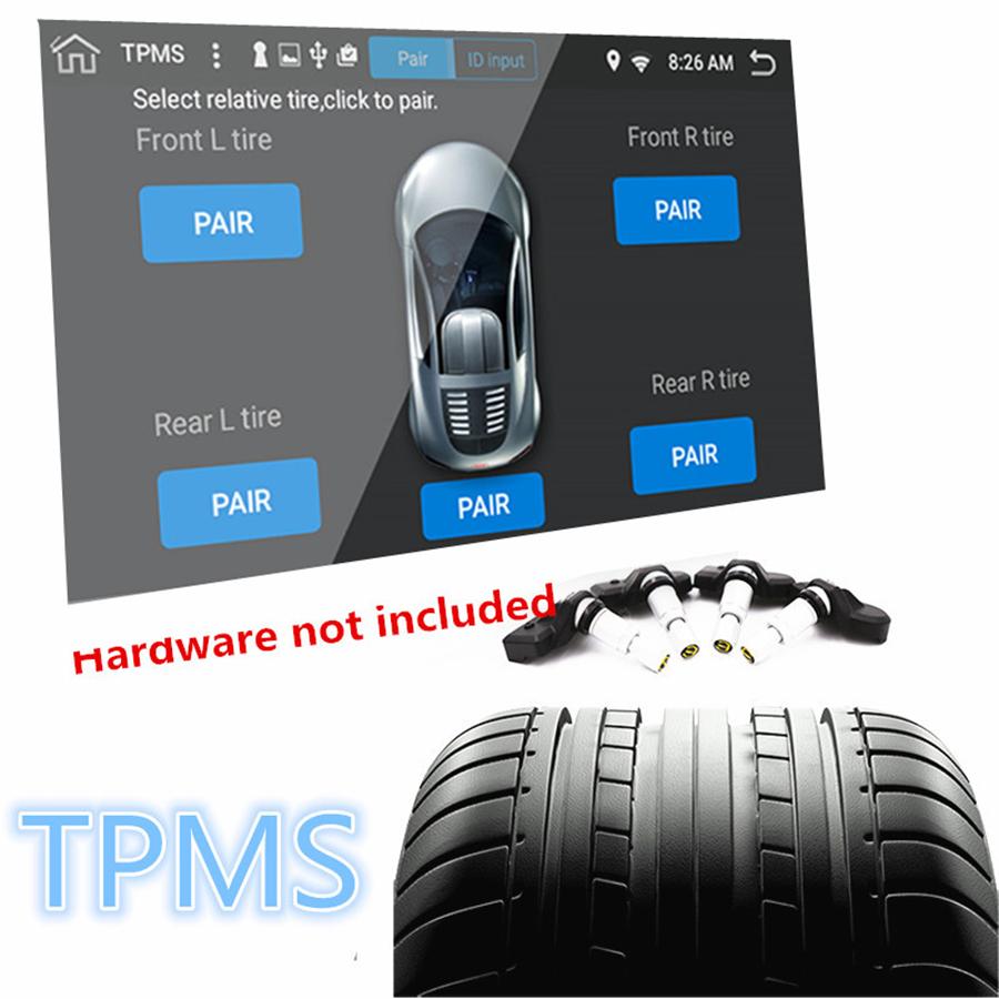 Пара 9-дюймовых HD 1080P Android 9.0 ОЗУ 1 ГБ ПЗУ 16 ГБ Восьмиядерный 1,5 ГГц AV Аудио Вход Mirror Link OBD TPMS FM Мониторы на подголовниках для задних сидений Сенсорный экран