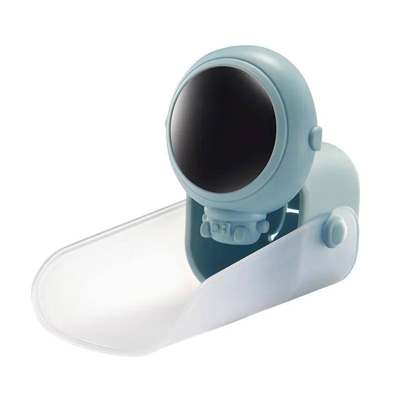 1pc Children's Splash Proof Faucet Extender, Cute Cartoon Design, Soft Silicone for Easy Hand Washing, Kids Bathroom