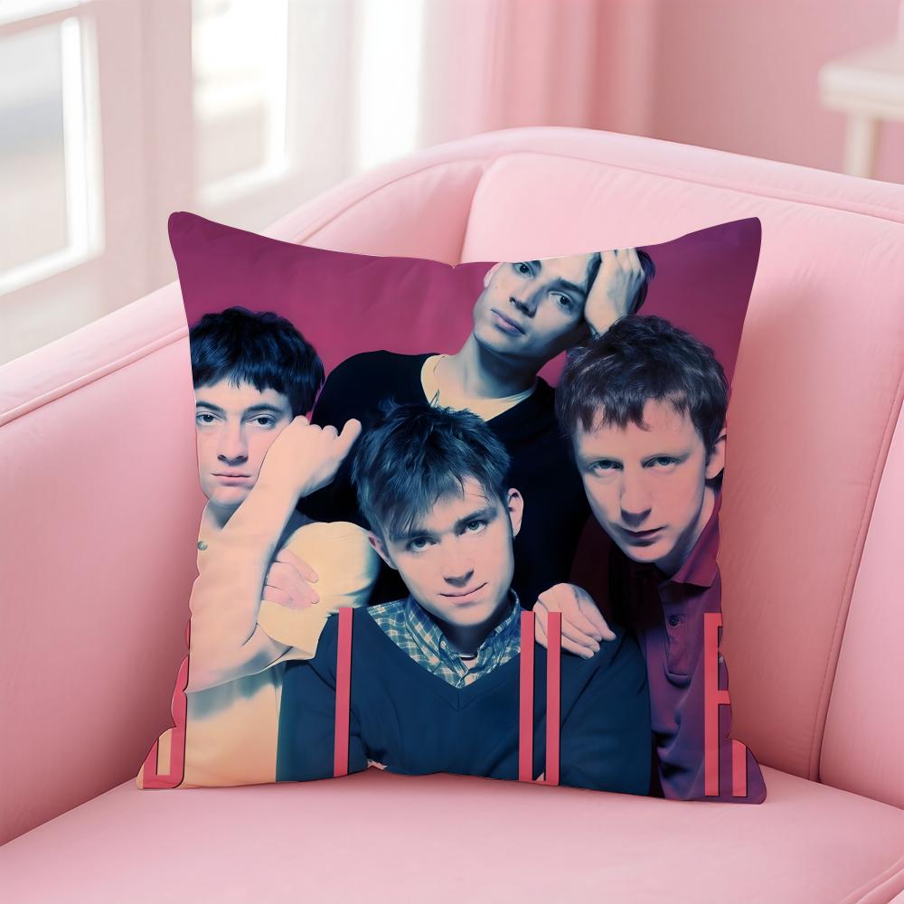 Чехол для подушки с изображением солиста группы Blur, крутой, удобный, двусторонний. Идеально для автомобиля, дивана, спальни и не только.