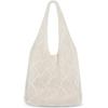 Женская вязаная богемная сумка на плечо крючком Сумка для покупок Пляжные сумки