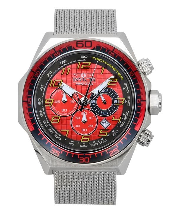 INVICTA Racing Chronograph Stainless Steel Red Dial Quartz 47900 Men's Watch