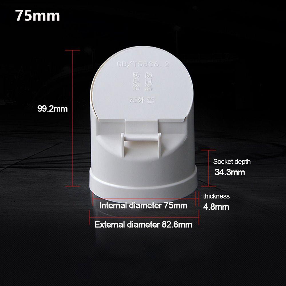 Multifunctional Drainage Pipe Floor Drains Rain Pipe Cap Outdoor Balcony Bathroom Accessory