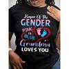 Женская футболка с принтом 'Keep Your Gender Grandma Loves You', с круглым вырезом, коротким рукавом, повседневная