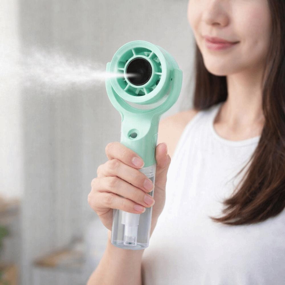 Hand Held Water Spray Mist Fan USB Charging Fast Cooling Fan Small Fan Handheld Spray Fan Gift