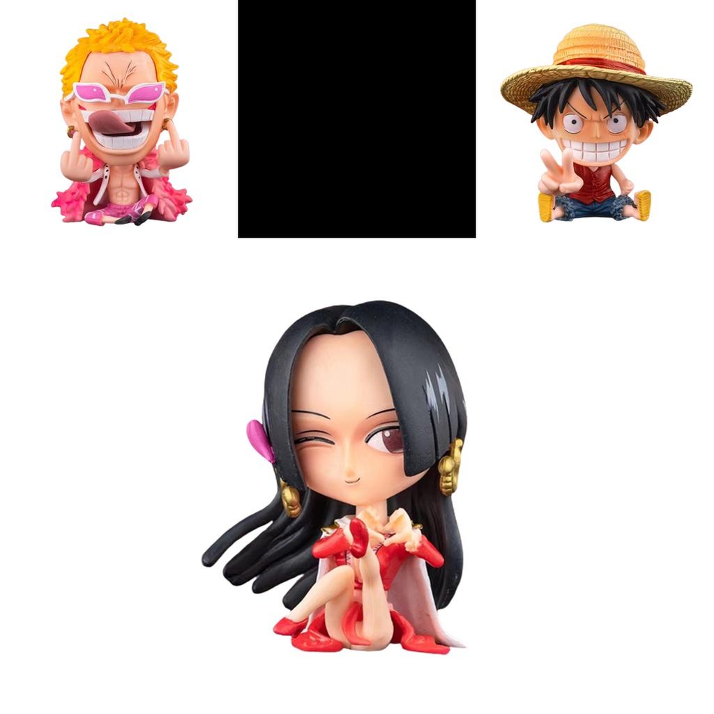Bright One Piece Luffy Chopper Boa Hancock Figures Toy Gifts