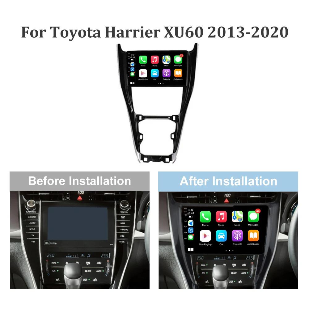 Android 13 Для Toyota Harrier XU60 2013 - 2020 Автомагнитола Автомобильный Мультимедийный Плеер Навигационный Экран WIFI Carplay Стерео Головное Устройство