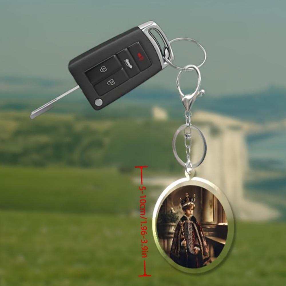 Customized Picture Women's Pendant, Acrylic Pendant,couple keychain,Easter Gift, Valentine's Day Gift,suitable for Couples, Anniversary Gift,