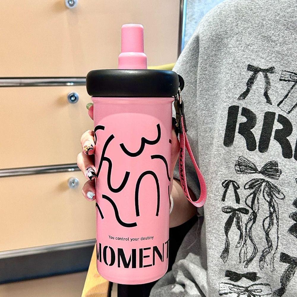 600ML Vacuum Cup 316 Stainless Steel Tumbler Portable Insulated Cup Office Workers