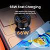 High Power 66W Car Charger with 6 Ports - Universal USB Fast Charging Adapter for Phones, Tablets & Laptops in All Vehicles