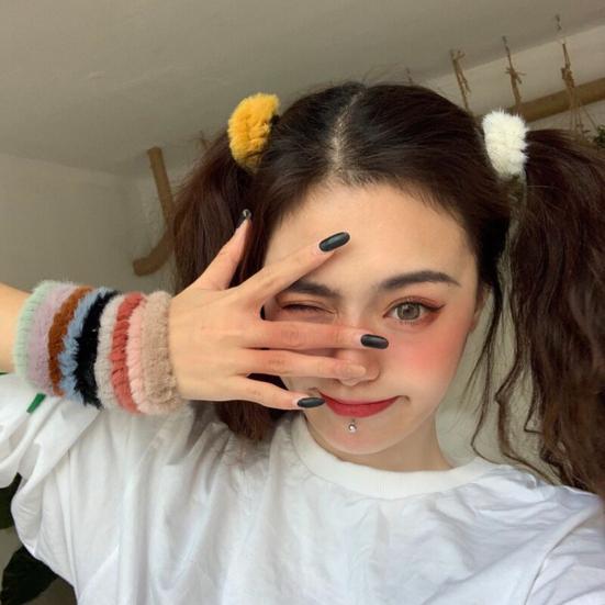 Резинка для волос, практичный нежный головной убор, веревка для волос, большая повязка для волос в форме пончика, веревка для волос в подарок