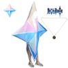 Genshin Impact Game Primogems Crystal Cosplay Costume Halloween Party Gifts Fan