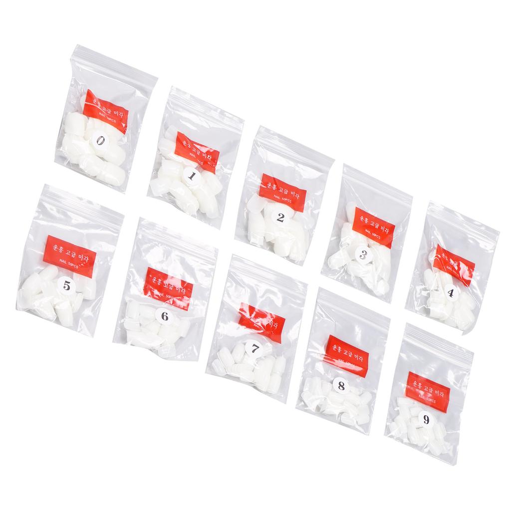 500 шт. короткие квадратные ногти DIY Art маникюр салон полное покрытие накладные ногти для женщин натуральные