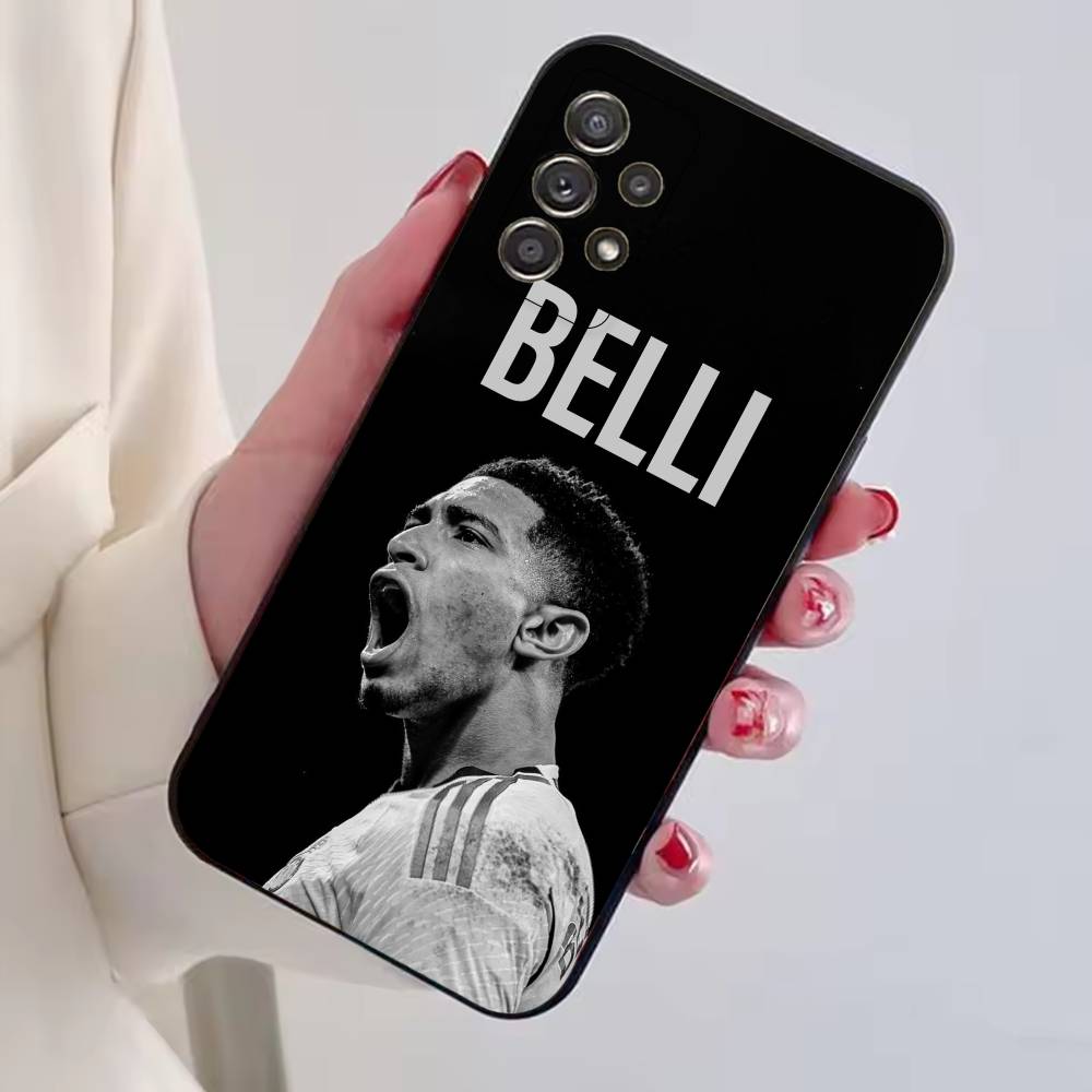 Чехол для телефона J-Jude F-Football Bellinghams для Samsung S25, S24, S21, S22, S23, S30, Ultra, S20, Plus, Fe, Lite, Note, 10, Черный чехол