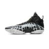 Li Ning Yushuai 19 Амортизация Нескользящие Поддержка Средневысокие Баскетбольные Кроссовки Мужские Черно-Белые ABAV005-4