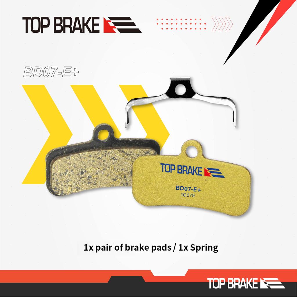 Тормозные колодки для велосипеда Top Brake подходят для Shimano Saint BR M810 M820 Zee M640 Tektro HD M745 735725 TRP SL Slate T4 Премиальный состав Золотые Электровелосипед -